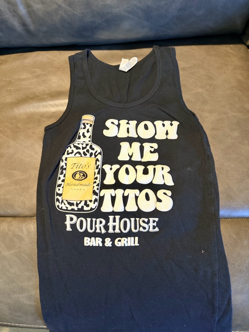 Wildfox Black Graphic Tank Top